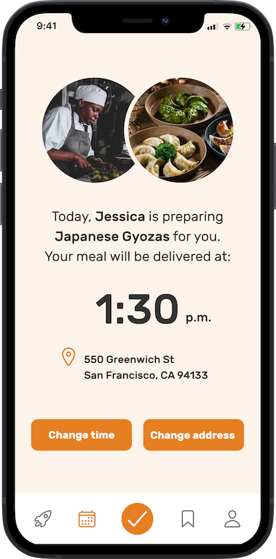 omnifood app screen